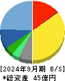 日本通信 貸借対照表 2024年9月期