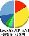 日本通信 貸借対照表 2024年6月期