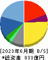 円谷フィールズホールディングス 貸借対照表 2023年6月期