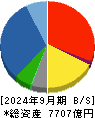 東邦ホールディングス 貸借対照表 2024年9月期