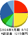 三井松島ホールディングス 貸借対照表 2024年9月期