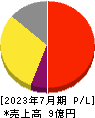 売れるネット広告社グループ 損益計算書 2023年7月期 売れるネット広告社グループ 損益計算書 2023年7月期