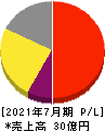 プラネット 損益計算書 2021年7月期 プラネット 損益計算書 2021年7月期