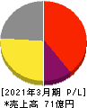 ムーンバット 損益計算書 2021年3月期 ムーンバット 損益計算書 2021年3月期