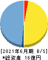 サスメド 貸借対照表 2021年6月期 サスメド 貸借対照表 2021年6月期