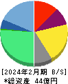 ペイクラウドホールディングス 貸借対照表 2024年2月期