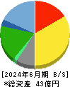 フライングガーデン 貸借対照表 2024年6月期 フライングガーデン 貸借対照表 2024年6月期
