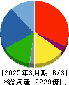 ＪＫホールディングス 貸借対照表 2025年3月期