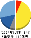 セーフィー 貸借対照表 2024年3月期