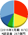 サン電子 貸借対照表 2019年3月期 サン電子 貸借対照表 2019年3月期