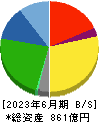 日産東京販売ホールディングス 貸借対照表 2023年6月期