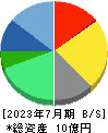売れるネット広告社グループ 貸借対照表 2023年7月期 売れるネット広告社グループ 貸借対照表 2023年7月期