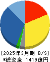 RYODEN 貸借対照表 2025年3月期 RYODEN 貸借対照表 2025年3月期