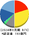 サーバーワークス 貸借対照表 2024年8月期