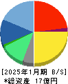 シャノン 貸借対照表 2025年1月期