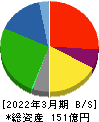 アシードホールディングス 貸借対照表 2022年3月期