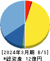 ＧｒｅｅｎＢｅｅ 貸借対照表 2024年3月期
