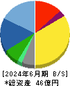 ワットマン 貸借対照表 2024年6月期