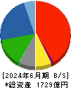 サンデン 貸借対照表 2024年6月期