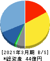 Ubicomホールディングス 貸借対照表 2021年3月期 Ubicomホールディングス 貸借対照表 2021年3月期