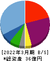 伸和ホールディングス 貸借対照表 2022年3月期