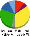 日本電気硝子 貸借対照表 2024年3月期