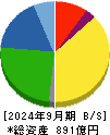 ケーユーホールディングス 貸借対照表 2024年9月期