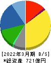 テイカ 貸借対照表 2022年3月期