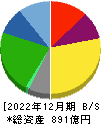 日産東京販売ホールディングス 貸借対照表 2022年12月期