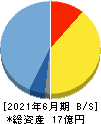 ビーブレイクシステムズ 貸借対照表 2021年6月期