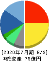 アイル 貸借対照表 2020年7月期 アイル 貸借対照表 2020年7月期