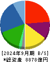 ＮＴＮ 貸借対照表 2024年9月期