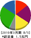 日本製紙グループ本社 貸借対照表 2010年3月期 日本製紙グループ本社 貸借対照表 2010年3月期