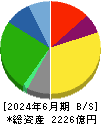 ＡＯＫＩホールディングス 貸借対照表 2024年6月期