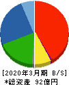 ニッコー 貸借対照表 2020年3月期