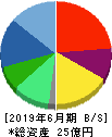 ブロードバンドセキュリティ 貸借対照表 2019年6月期 ブロードバンドセキュリティ 貸借対照表 2019年6月期