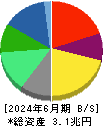 キリンホールディングス 貸借対照表 2024年6月期