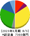 日本電気硝子 貸借対照表 2023年6月期