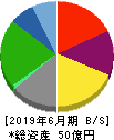 ランシステム 貸借対照表 2019年6月期