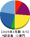 ブルーイノベーション 貸借対照表 2025年3月期