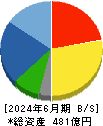 八洲電機 貸借対照表 2024年6月期