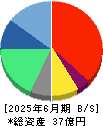 東京通信グループ 貸借対照表 2025年6月期