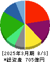 メディカルシステムネットワーク 貸借対照表 2025年3月期 メディカルシステムネットワーク 貸借対照表 2025年3月期