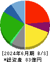 成学社 貸借対照表 2024年6月期