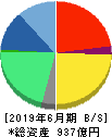 テクノプロ・ホールディングス 貸借対照表 2019年6月期 テクノプロ・ホールディングス 貸借対照表 2019年6月期