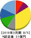 ワットマン 貸借対照表 2018年3月期