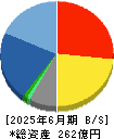 ＤＡＩＫＯ　ＸＴＥＣＨ 貸借対照表 2025年6月期