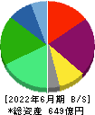 メディカルシステムネットワーク 貸借対照表 2022年6月期