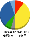ソネック 貸借対照表 2024年12月期 ソネック 貸借対照表 2024年12月期