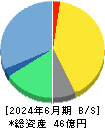 ＡＩフュージョンキャピタルグループ 貸借対照表 2024年6月期